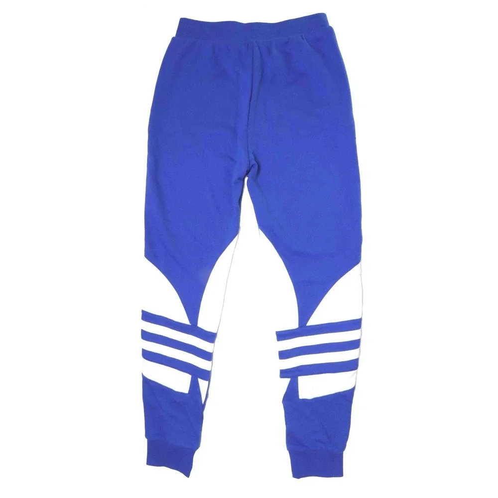 adidas Originals Blue Big Trefoil Outline Jogger Sweatpants GD27172 Youth Sz XL